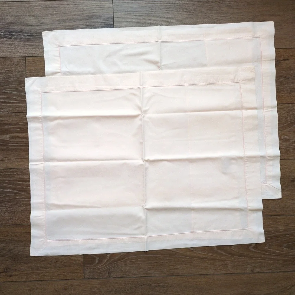 Peter Reed Pink Standard Pillowcase or Sham‎ Set (2) 1 Satin Cord Cotton